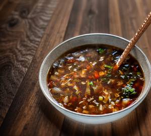 Sweet corn soup veg