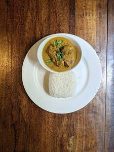 White Rice + Erachi (mutton) Curry