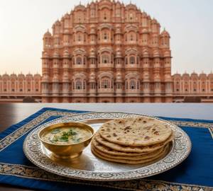 Dal Fry With Tawa Roti(5Pec)