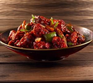 Chicken chilli bone less dry