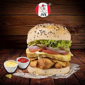 Jvs Bbq Chicken Cheese Burger