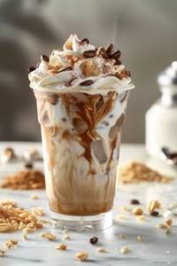 Cold Coffee With Vanilla Ice Cream