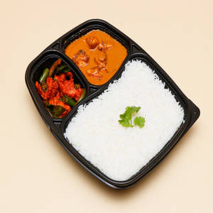 Ghee Rice, Chicken Varaval Boneless & Chilly Chicken Boneless