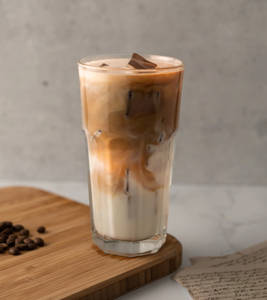Hazelnut Infused Iced Latte