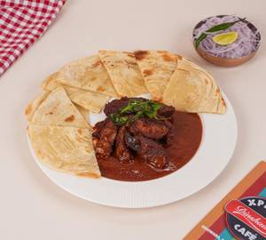Ghee Roast Potatoes With Malabar Paratha