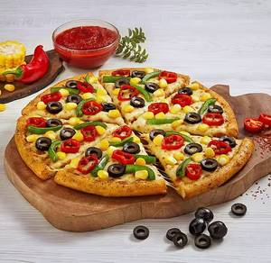 Onion And Capsicum Double Veg Pizza