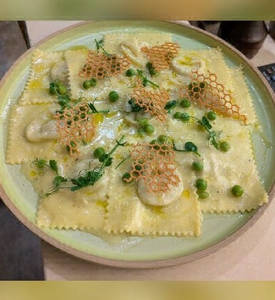 Pommery Mustard & Potato Ravioli