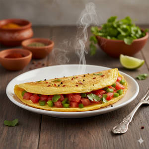 Tomato Omelette [3 Eggs]