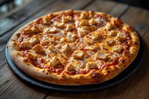 Overloaded Chicken Pizza