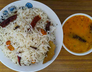 Dal Fry + Jeera Rice