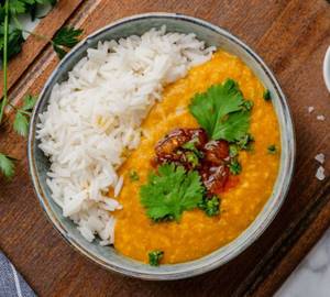 Dal Urad/Arhar Yellow Spl With Rice frsh made