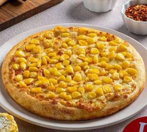 Sweet corn pizza