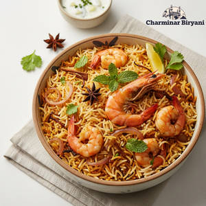 Prawns Biryani [ Serve 1 ]