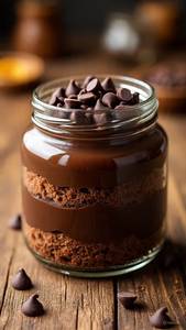 Chocolate Chocochip Cake Jar