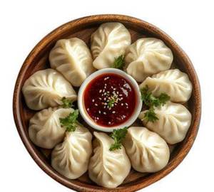 Chicken momos steamed  [ 4 pieces]