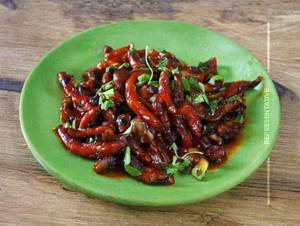 Mushroom Chilli Dry