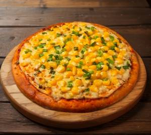Sweet corn pizza