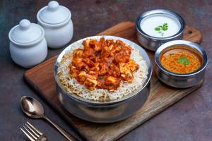 Kaju Paneer Biryani [Serves 2]