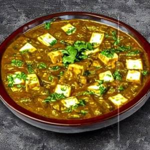 Matar paneer                