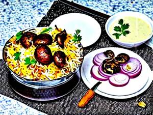 Mushroom Biryani