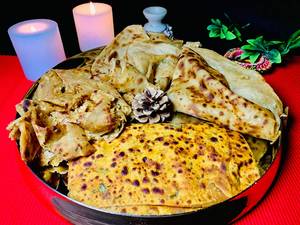 Paratha Basket (4 Pc - Whole Wheat)