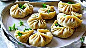 Cheese afghani malai momo