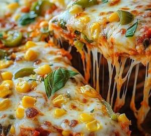 Peri peri sweet corn pizza