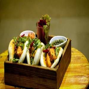 Spicy Cottage Cheese & Spring Onion Bao