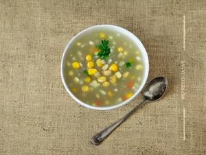 Sweet corn soup