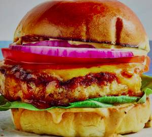 Spicy chicken burger