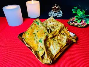 Masala Lachha Paratha (1 Pc - Whole Wheat - Spicy)
