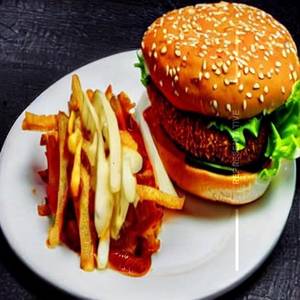 Non Veg Chilly Cheese Burger
