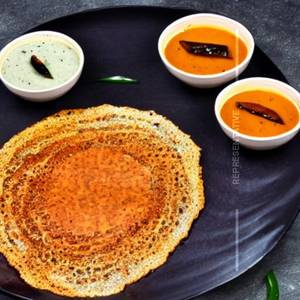 Roasted rava onion dosai