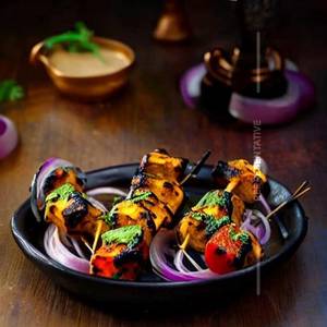 Mushroom Achari Tikka