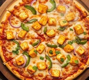 Paneer cheese pizza