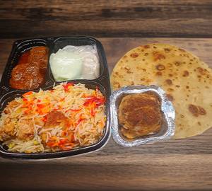 Biryani chicken tikka masala combo