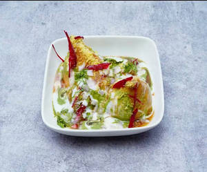 Dahi Samosa Chaat [2 Pcs]