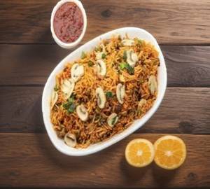 Schezwan Mushroom Fried Rice  