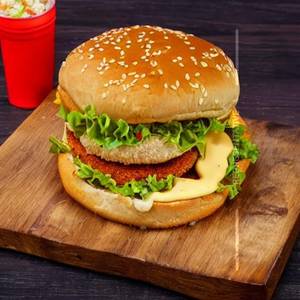 Peri peri chicken burger