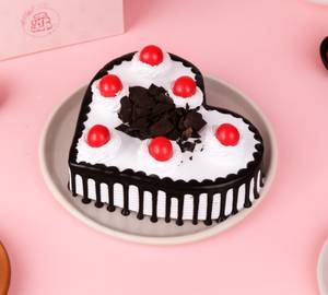 Black Forest Heart Cake