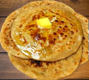 Aloo Butter Paratha 2 With dahi