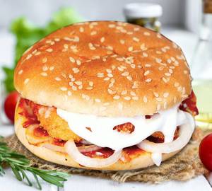 Paneer tandoori burger