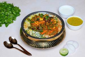 Mini Zafrani Veg Dum Biryani