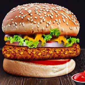 Classic veg burger