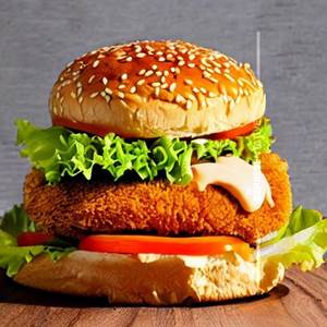 Fusion chicken burger