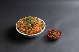 Schezwan Garlic Fried Rice