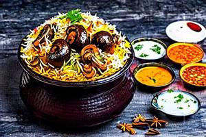 Mushroom Biryani