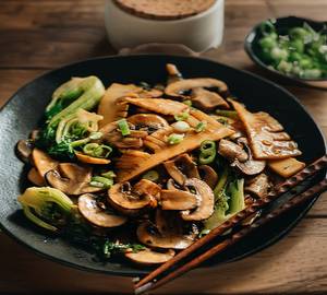 Vegetable Mushroom and Bamboo Shoot