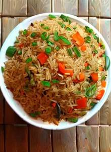 Schezwan Gobi Fried Rice 