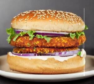 Crispy veggie burger